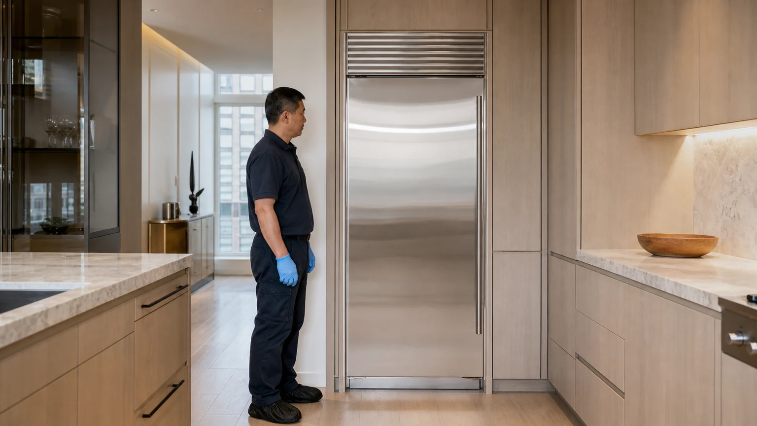 Built-in refrigerator diagnostic visit in Battery Park City